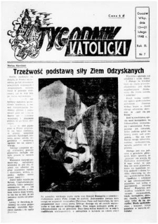 Tygodnik Katolicki 1948, nr 7