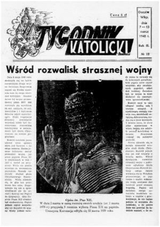 Tygodnik Katolicki 1948, nr 10