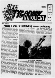 Tygodnik Katolicki 1948, nr 14