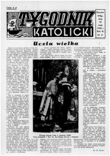 Tygodnik Katolicki 1948, nr 21