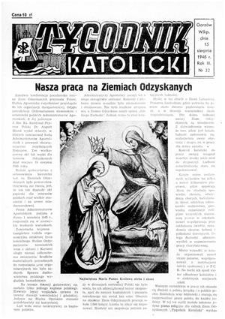 Tygodnik Katolicki 1948, nr 32