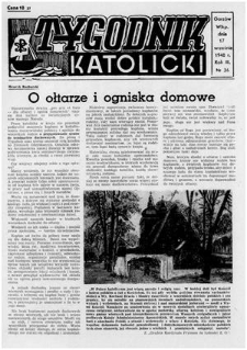 Tygodnik Katolicki 1948, nr 36