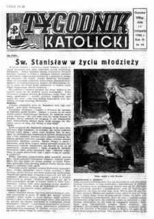Tygodnik Katolicki 1948, nr 44