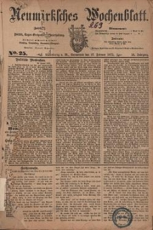 Neum&auml;rksches Wochenblatt : Zeitschrift f&uuml;r Politik, Tages-Ereignisse und Unterhaltung, 1875, Jg. 56, Nr. 25