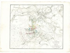 Bataille de Cunersdorf le 12eme. Aout 1759. Schlacht bey Cunersdorf den 12ten. Augu[s]t 1759