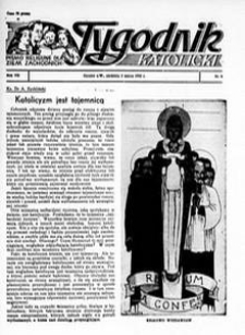 Tygodnik Katolicki 1952, nr 9