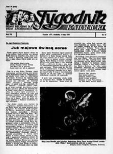 Tygodnik Katolicki 1952, nr 18