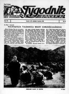 Tygodnik Katolicki 1952, nr 23