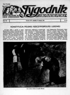 Tygodnik Katolicki 1952, nr 35