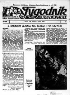 Tygodnik Katolicki 1953, nr 1