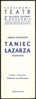[Program] Jordan Radiczkow "Taniec Łazarza" (Łazarica)