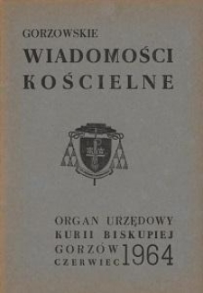 Gorzowskie Wiadomości Kościelne 1964, R.8, nr 6
