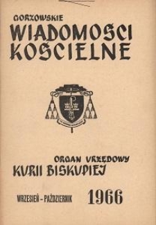 Gorzowskie Wiadomości Kościelne, 1966, R.10, nr 9-10