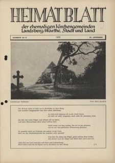 Heimatblatt 1979, Jg. 31, Nr. 10-11