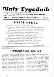 Mały Tygodnik, 1946, R.1, nr 19