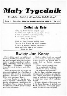 Mały Tygodnik, 1946, R.1, nr 22
