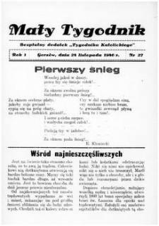 Mały Tygodnik, 1946, R.1, nr 27