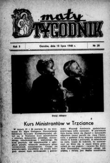 Mały Tygodnik, 1948, R.3, nr 28