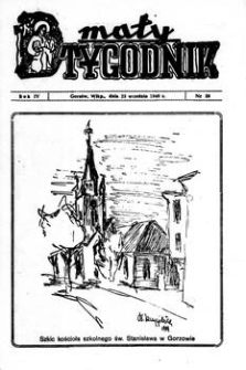 Mały Tygodnik, 1949, R.4, nr 38