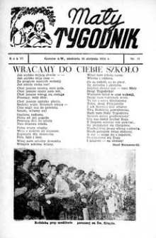 Mały Tygodnik, 1951, R.6, nr 31