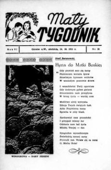 Mały Tygodnik, 1951, R.6, nr 38