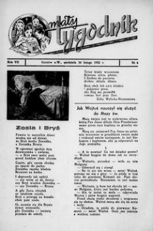 Mały Tygodnik, 1952, R.7, nr 6