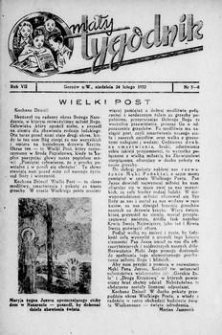 Mały Tygodnik, 1952, R.7, nr 7-8