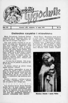 Mały Tygodnik, 1952, R.7, nr 19