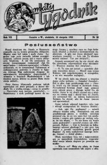 Mały Tygodnik, 1952, R.7, nr 32