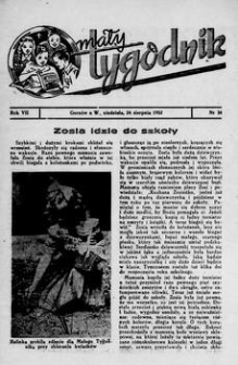 Mały Tygodnik, 1952, R.7, nr 34
