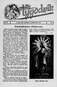 Mały Tygodnik, 1952, R.7, nr 41