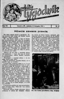 Mały Tygodnik, 1952, R.7, nr 47