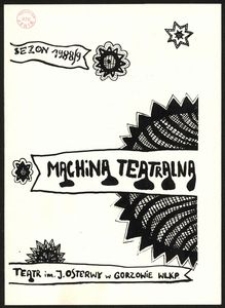 [Afisz] Maurice Yendt "Machina teatralna" (La machne á théâtre), przekł. Witold Kalinowski