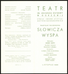 Władysław Wojciechowski "Słowicza wyspa"