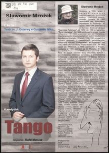 [Program teatralny] "Tango" Sławomir Mrożek